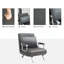 Canapé-lit pliant convertible pour une personne et une chaise longue pour des espaces de vie compacts et polyvalents, idéal pour le confort et l'efficacité de l'espace.