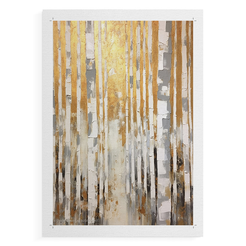 Série ABSTRACT CMXLV III - Impression sur toile seulement - NON-CADRE, H 18 po x l 12 po