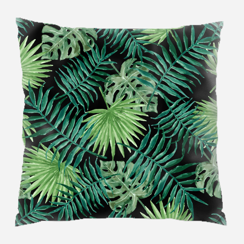 Coussin décoratif textile Moye, Microsuède, Intérieur