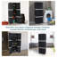 Armoire de rangement verrouillable avec 4 tablettes réglables - 71 po (1,8 m)-1873153373