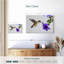 Colibri fleur mauve Brampt