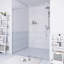 Porte de douche coulissante sans cadre en acier inoxydable-116834921