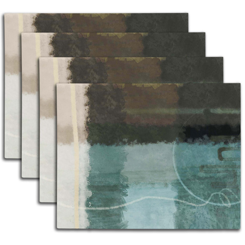Napperon abstrait en polyester
