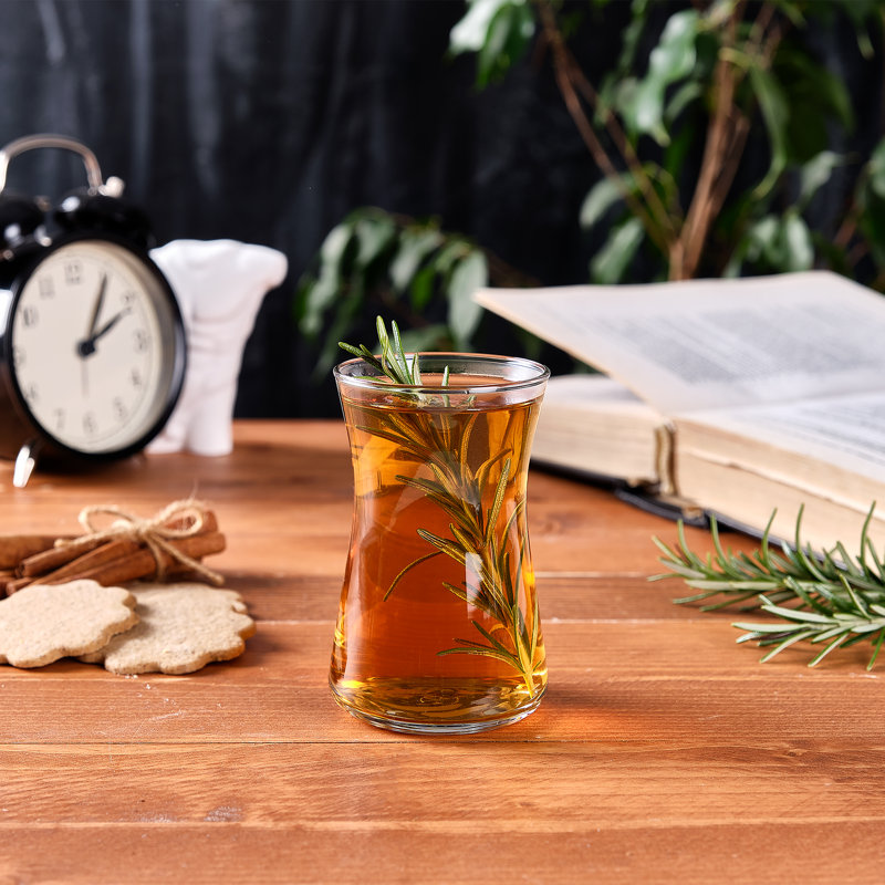 Ensemble de 6 tasses à thé en verre