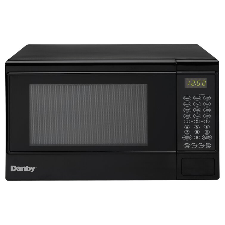 Curtis - 0.7 Cu. ft. Compact Microwave - Black