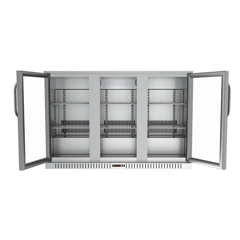 KoolMore 53.1'' W Freestanding 270 Cans (12 oz.) 11 Cubic Feet Beverage Cooler