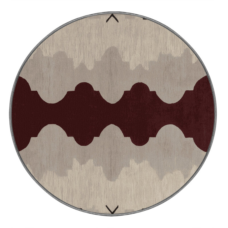 Dimensional Weave Rug, Round 7'