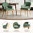 Modern Upholstered Dining Accent Chair with Wooden Legs-181813616-180612298