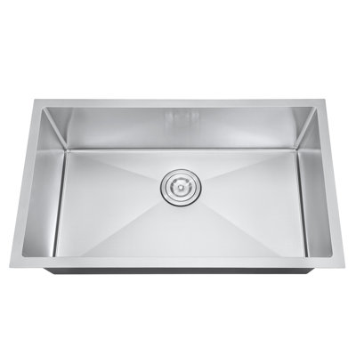 30'' L Single Bowl Stainless Steel Kitchen Sink