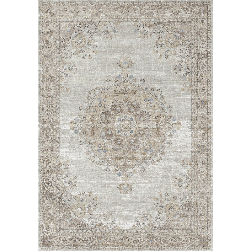 Oxford GC_NBL2012 Ivory 5 Ft. 3 In. X 7 Ft. 3 In. Area Rug, Rectangle 5'4" x 7'4"