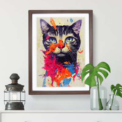 Catt Paint Splash No.6 - Wall Art