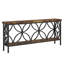 Table basse, canapé industriel, console à 2 niveaux-1046802718