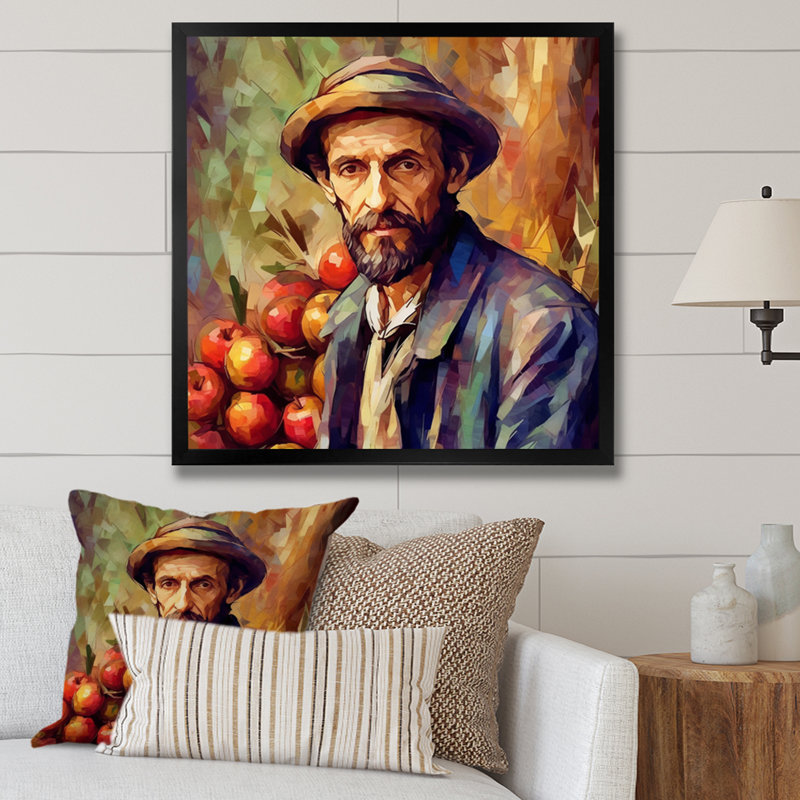«Dignified Man», reproduction sur toile, H 36 po x l 36 po x P 1,5 po, Cadre simple noir