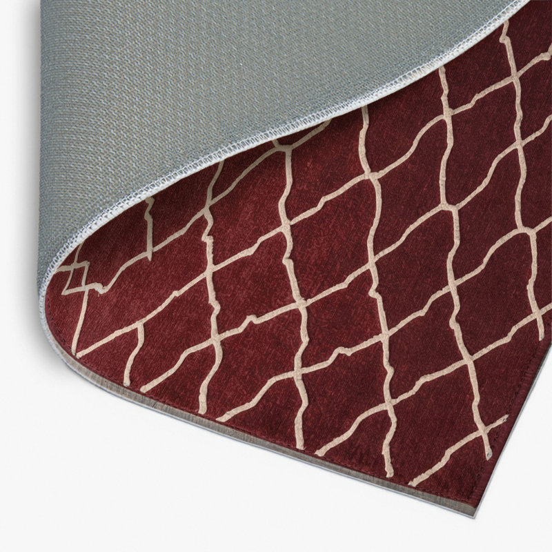 Tapis brun intérieur et extérieur Trellis, Rectangulaire 8 pi x 10 pi
