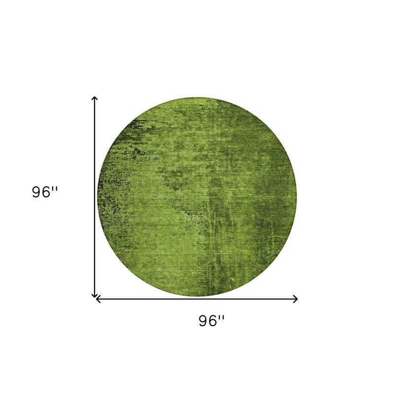 Tapis extérieur rond rond 8 po