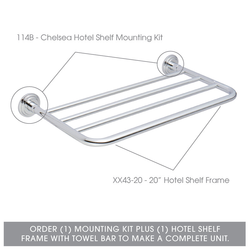 20" Hotel Shelf Frame