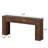 Long Farmhouse Entryway Console Table With Handcrafted Line Design, Wooden Sofa Table For Hallway, Living Room, Or Behind Couch-878365077