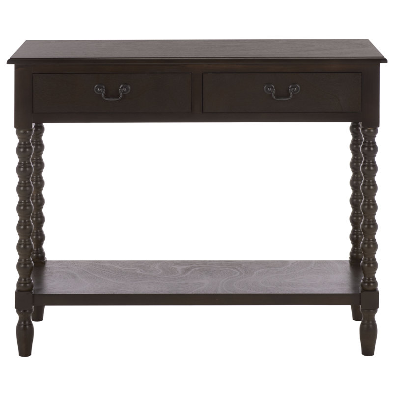 Toulonne 35.5" Console Table, Dark Chocolate