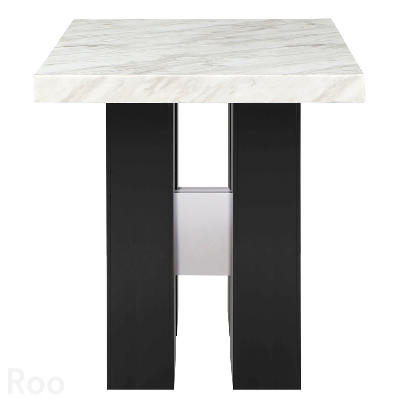 Table de bar blanche