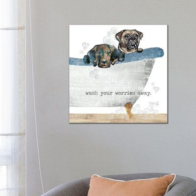 Wash Your Worries Away by Marla Rae - Print on Canvas