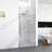 Frameless Circular Pivot Shower Door, 32 In. W X 72 In. H Chrome Finish, 1/4" (6Mm) Clear Tempered Glass | Gift Idea