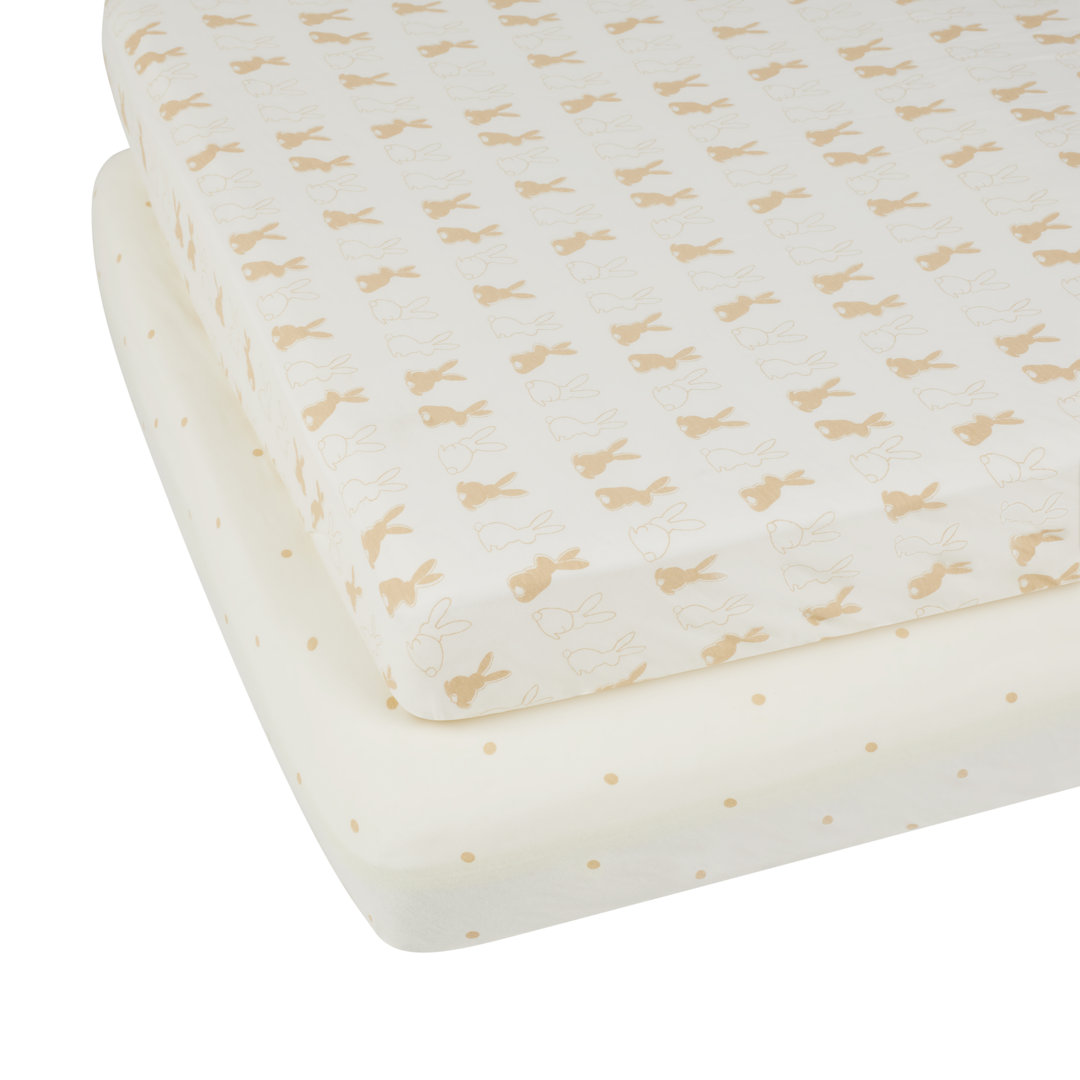 Ickle Bubba France Linge De Lit Pour Lit Bébé, Lot De 2 - Bunnychino - Image 6
