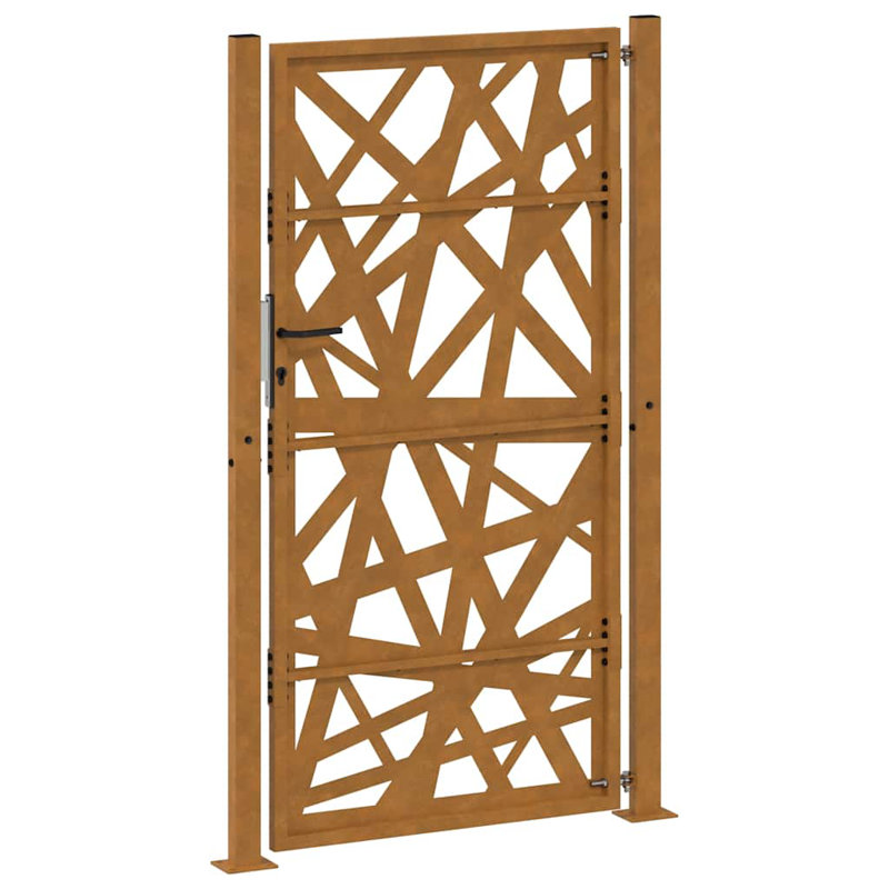 Weathering Steel Gate, 105 x 180 cm, Rusty