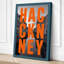 Hackney Typography - Wrapped Canvas-78081751-78081745