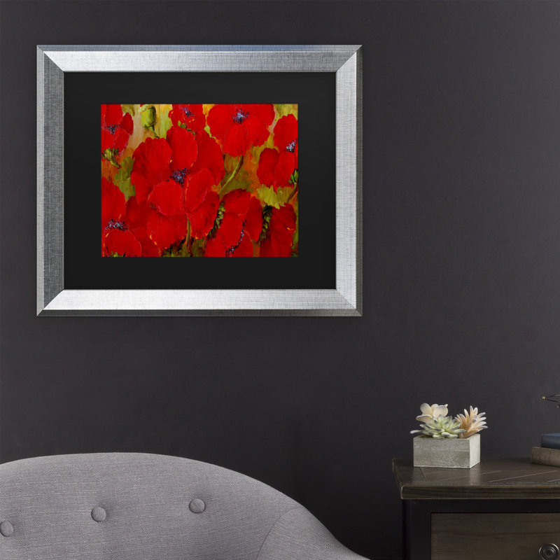 « pop », reproduction de peinture à l’acrylique sur toile encadrée, H 11 po x l 14 po x P 0,5 po, Blanc