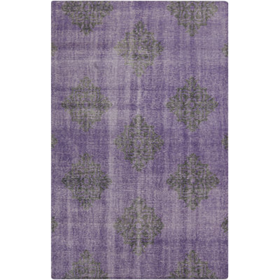 Adnan Wool Damask Indoor Rug