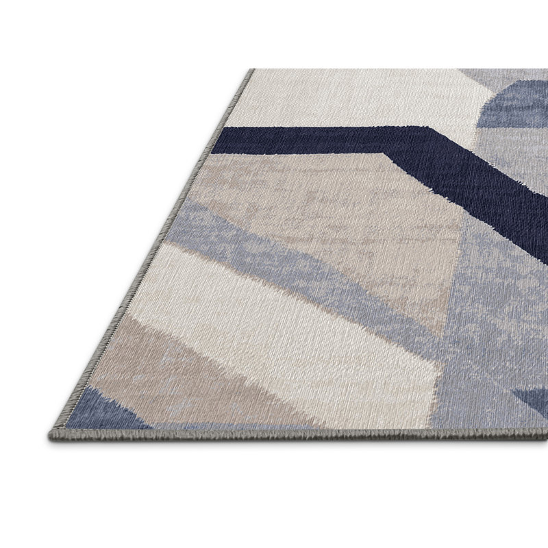 Machine Washable Gray Area Rug