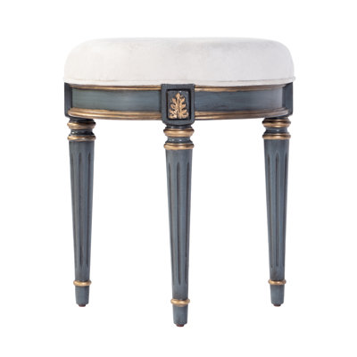 Bernadette Upholstered 18"W Vanity Stool