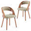 Upholstered Dining Chair With Wooden Frame-439279404-468840567