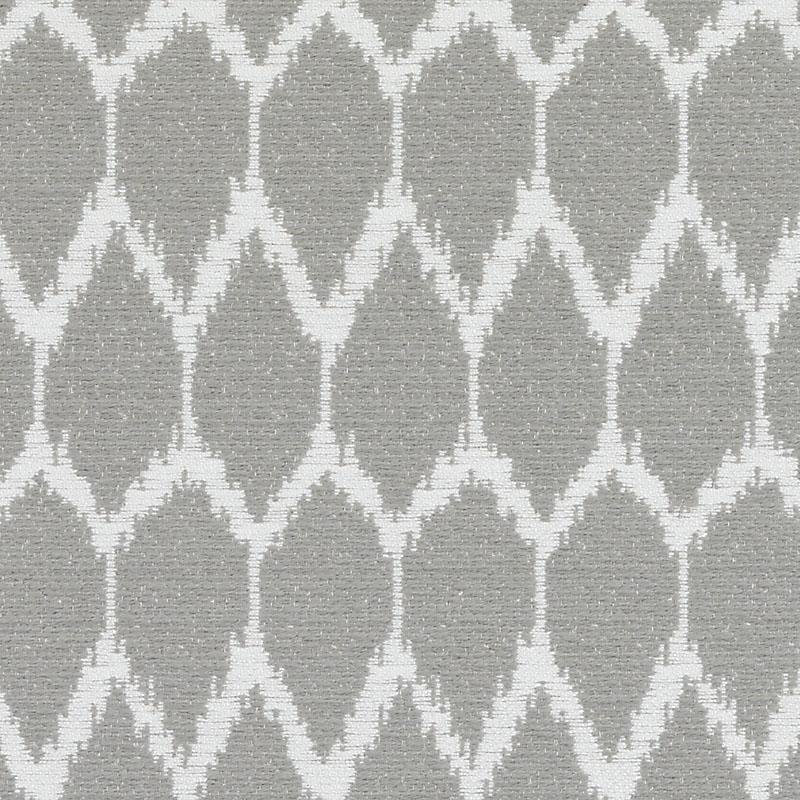 Tissu en mélange de coton à imprimé et tissage exclusifs, Gris