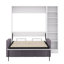 Lit escamotable avec canapé et tablettes Murphy