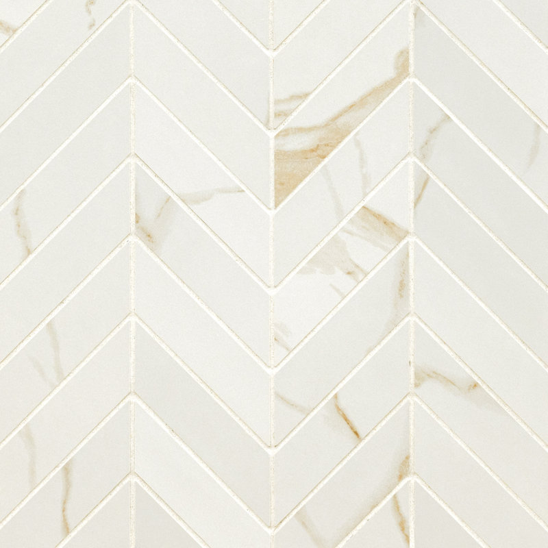 Ardena 12 in. x 15 in. Matte Porcelain Marble Look Floor and Wall Tile, Vena