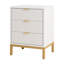 Modern 3-Drawer Nightstand, Bedside Table With Storage