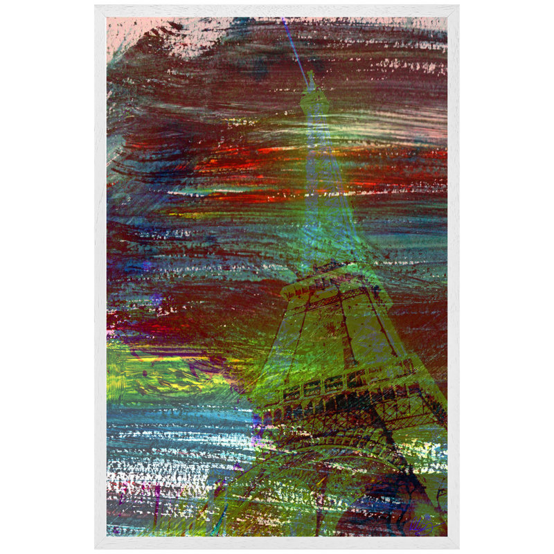 Single Picture Frame Print, 114cm H x 76cm W, White