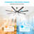 Osaze Ceiling Fan with LED Lights-95994503-91132637