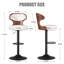 Tabourets de bar pivotants avec dossier Olivetti-1882189461-1882189550-1891964748