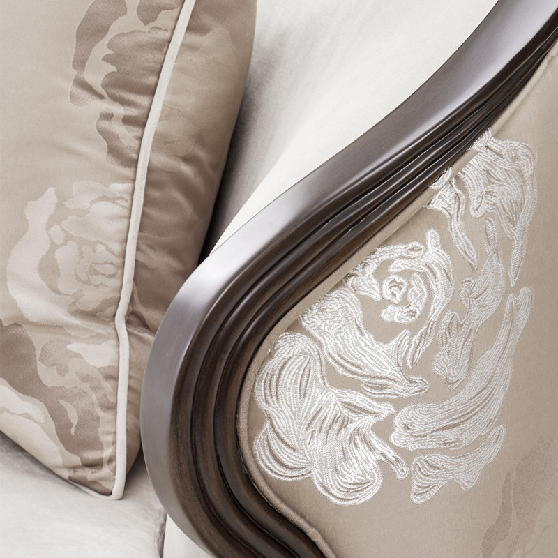 Camellia Field Barrel Chair