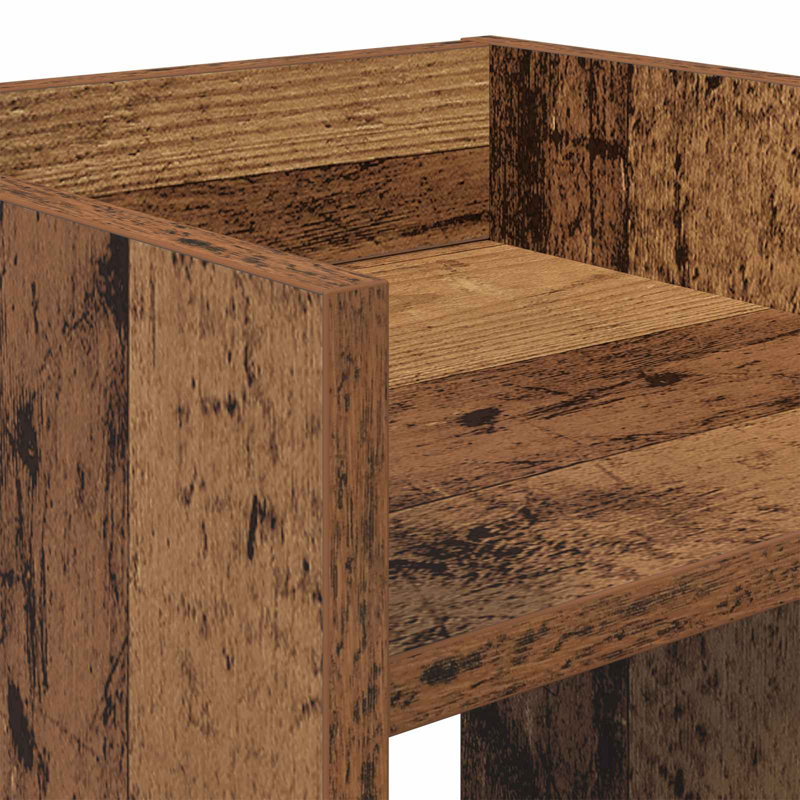 Plant Stand, 40cm H x 30cm W x 30cm D, Old Wood