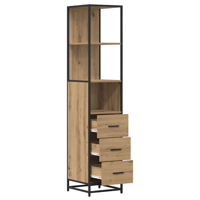 Bathroom Cabinet, Artisan Oak