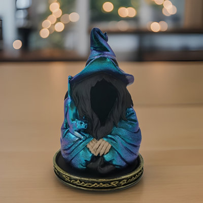 6.75"H LED Wizard Incense Cone Burner