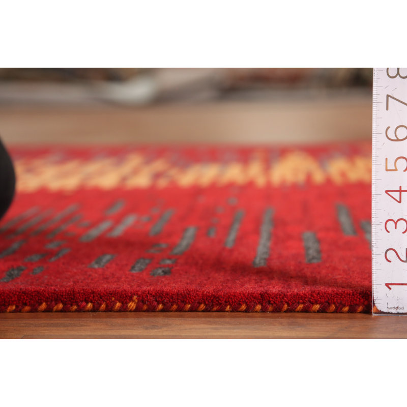 Tapis indien moderne abstrait