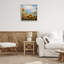 Tournesol, peinture sur toile encadrée, design par Linda Sperruche-114341372-114341374