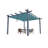 10x13FT Aluminum Pergola with Retractable Canopy-125963820-125963822