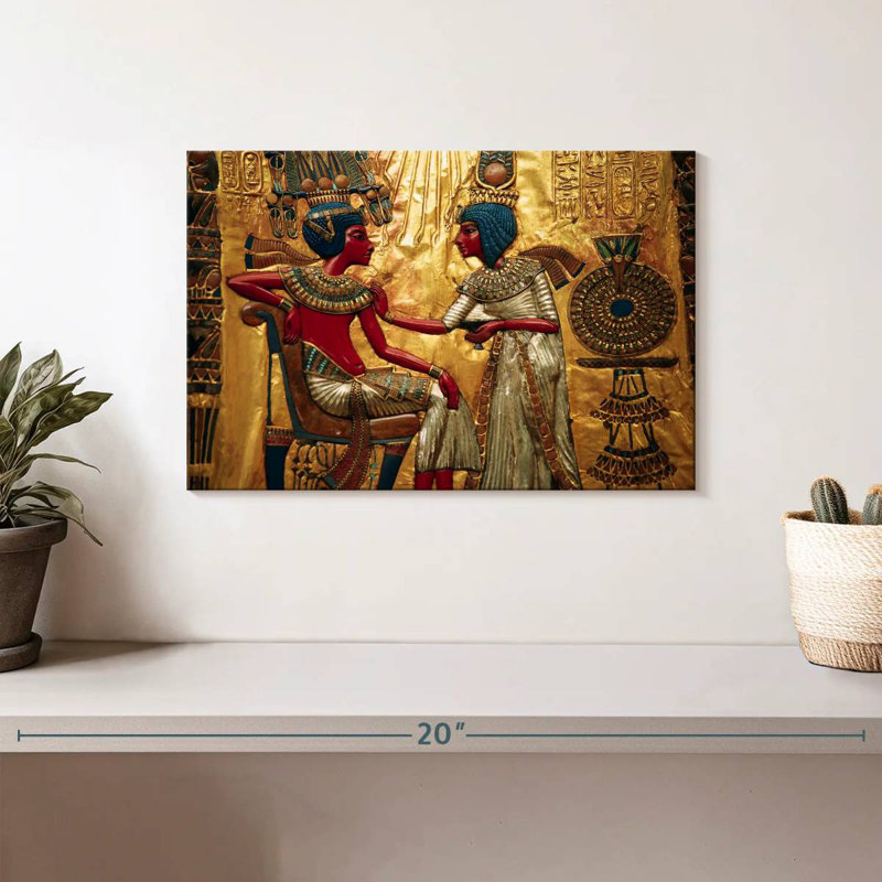 Illustration de Leisha Toutankhamon, H 8 po x l 12 po