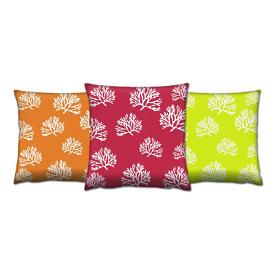Ziva Floral Square Throw Cushion