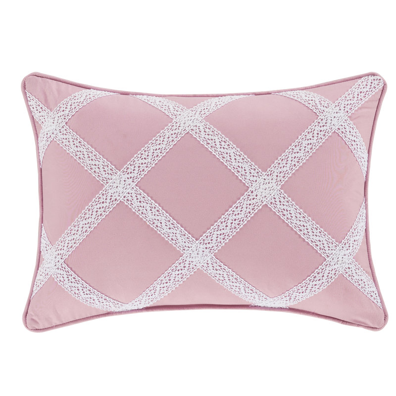 Rosemary Boudoir Decorative Throw Pillow, Pink
